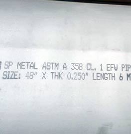 a358 EFW Pipe