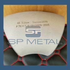 ASME B16.9 Inconel 600 45° Short Radius Elbow
