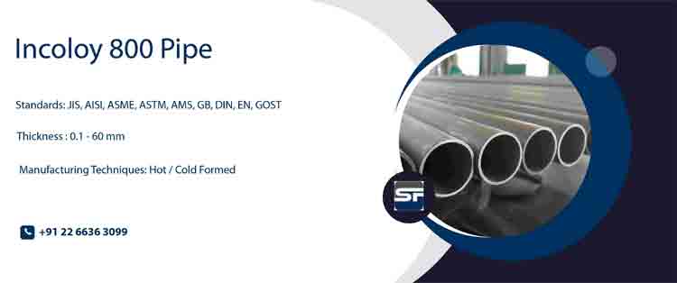 Incoloy 800 Pipe