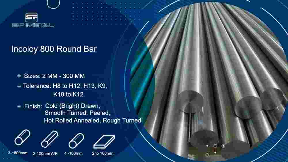 Incoloy 800 Round Bar Incoloy 800 Round Bar