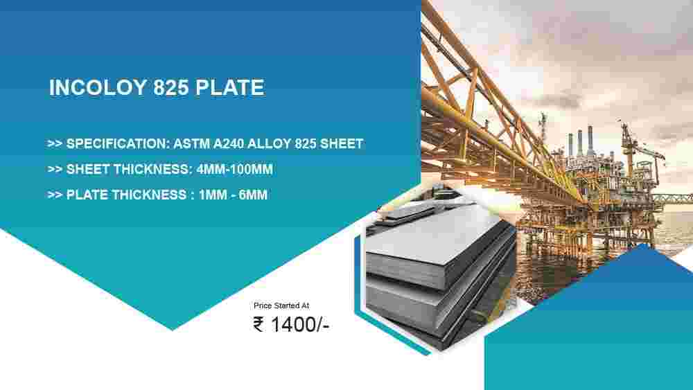 Incoloy 825 Plate Incoloy 825 Plate