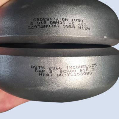 Alloy 625 Cap Marking Alloy 625 Cap Marking