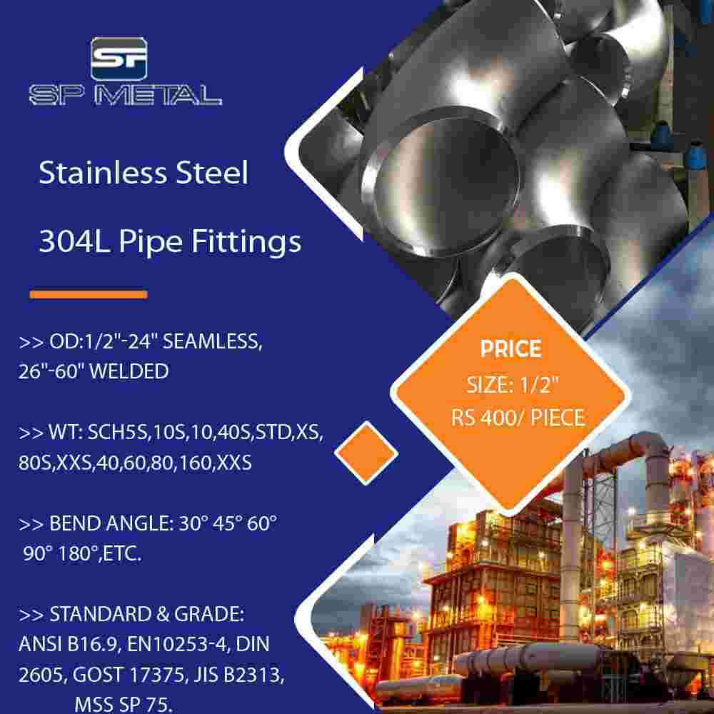 Stainless Steel 304L Pipe Fittings