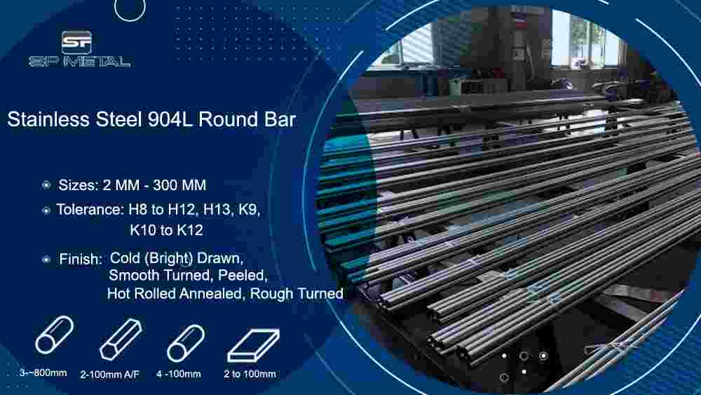 Stainless Steel 904L Round Bar Stainless Steel 904L Round Bar